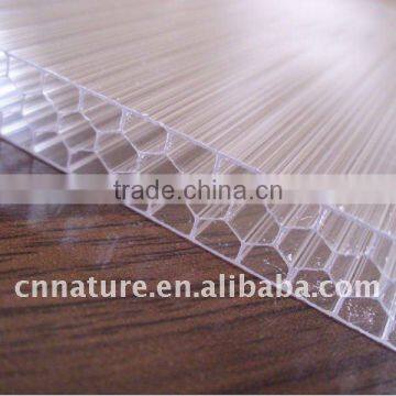 6mm polycarbonate honeycomb sheet,sun sheet/polycarbonate sheet