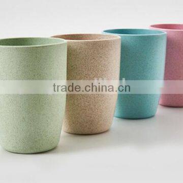 Environmental Protection Wheat Fiber Coffee Cups Wheat Fiber Mug Cup /Wheat Straw Plastic Tea Cup photo-4