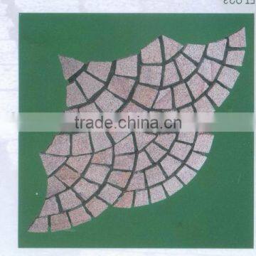 Decorative mesh paving stone , garden paving stone in mesh