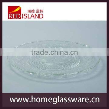 Glass plate set for Fruits Salad cold dishes