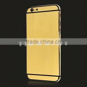 Good Quality Mirror Finish Plated Gold Housing,24K Gold Plated Housing, Gold Plated Back Housing for Iphone6 photo-2