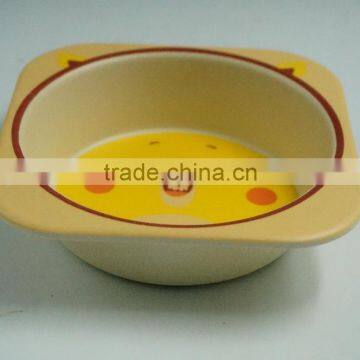 Eco Friendly Bamboo Fiber Biodegradable Kid's Bowl photo-3