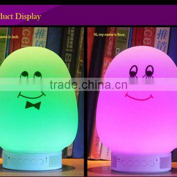7 Colors Changing Silicone Portable Bluetooth Speaker Light APP Control photo-4