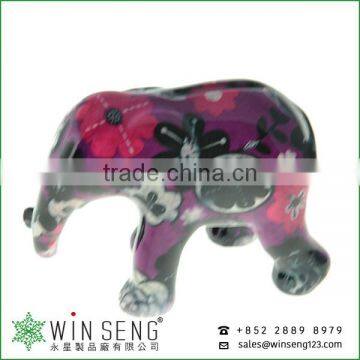 Wholesale Hand Painted OEM Art Decor Cute Novelty Ceramic Elephant Money Bank photo-2