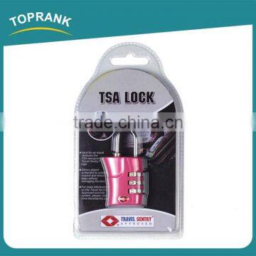 Toprank Colorful Promotion Approved Plastic 3 Digital Luggage Combination Lock Travel Suitcase Tsa Luggage Lock photo-2