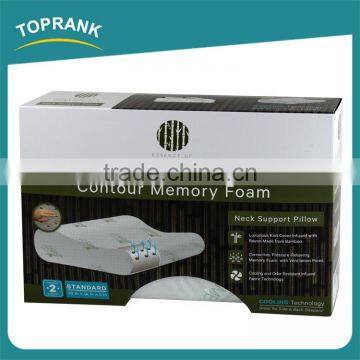 High Quality Bamboo Fiber Pillow Therapy Breathable Soft Bamboo Memory Foam Pillow photo-3