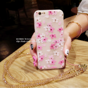 Beautiful Case Cover Silicone Cell Phone Case Diamond Mobile Phone Cases for IPhone7/7Plus/6/6s/6plus/6splus Soft Case photo-2