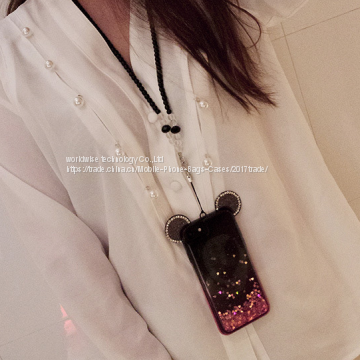 Защитная мягкая обложка для мобильного телефона из силикона с бриллиантами photo-3