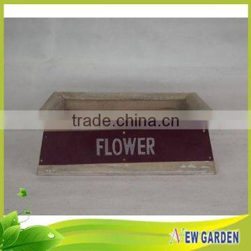 Wooden Decoration Basket, Gardeing Colorful Wood Easter Basket photo-4