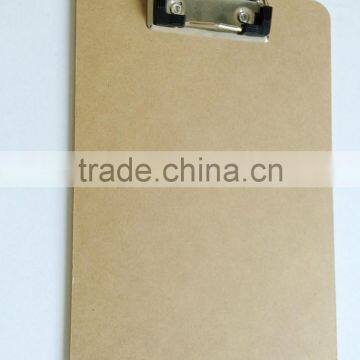 A5 MDF flat clamp clipboard for school and office