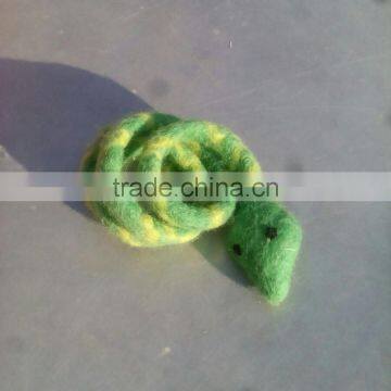 2017 Best Handmade 100% Wool Ball Rat Mice Mouse Pet Cat Toy in Stock photo-4