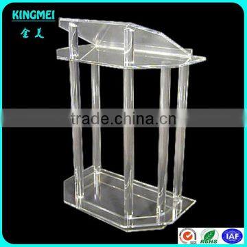 Shenzhen Factory Supply Acrylic Lectern,acrylic Podium,pulpit,holder, Stand,desk,display