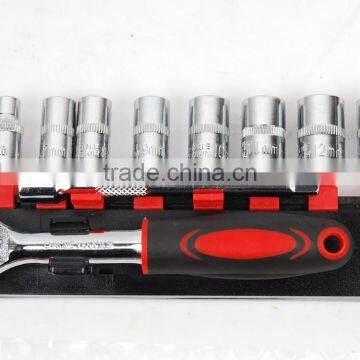 12pcs 3/8" Ratchet Wrench Socket Set Socket Spanner Hex Screwdriver photo-4