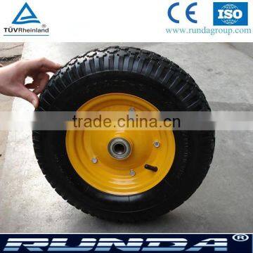 wheel barrow rubber material pneumatic wheels