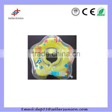 pvc baby neck collar rings Inflatable star swimming ring