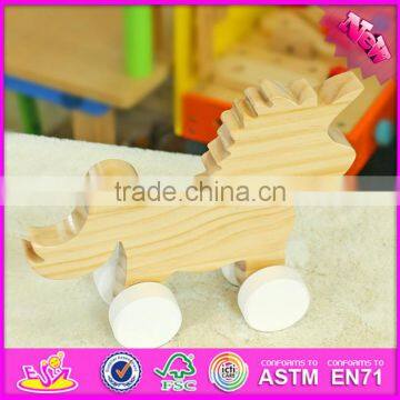 2016 New Design Children Toys Wooden Unicorn W05B151 photo-5