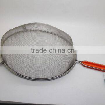 Kitchen Accessories Stainless Steel Cooking Splatter Screen With Plastic Handle for Splatter Cuard Fits photo-3