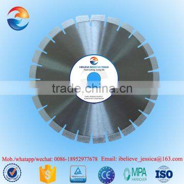Brazed blade for granite with best diamond material