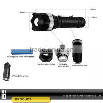 High brightness led torch practical flashlight vagina