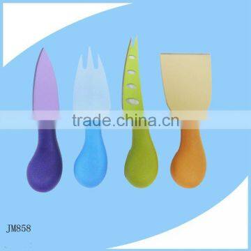 colorful cheese knife set