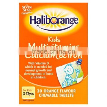 Haliborange Kids Multivitamins Calcium and Iron Chewable Tablet - 30 Tablets