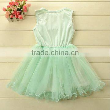 Summer Baby Girl Floral Dress Cotton and Polyester High Quality Kids Princess Dress Children's Brand Clothes photo-3