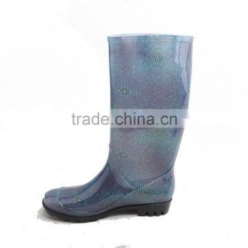 Varies New Prints Rain Boots Women PVC Wellies photo-3