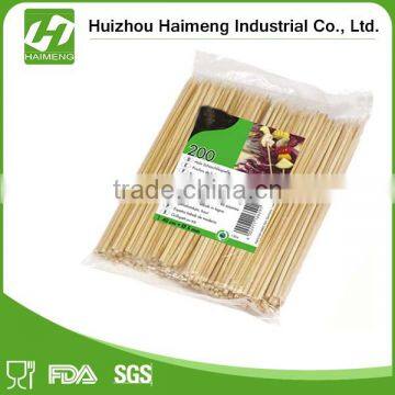 High quality round bamboo skewer flat round bamboo skewer