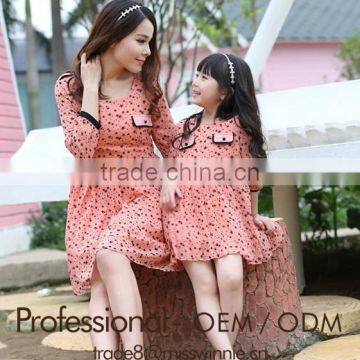 lovely mother and daughter matching dress, mother and daughter dress clothing sets