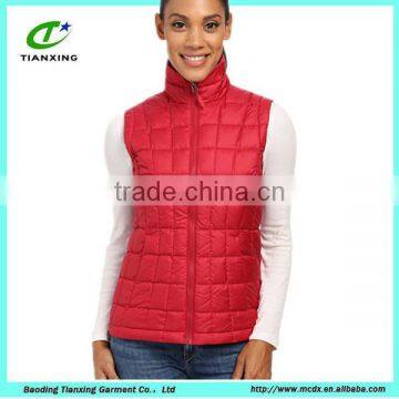 red body warmer vest