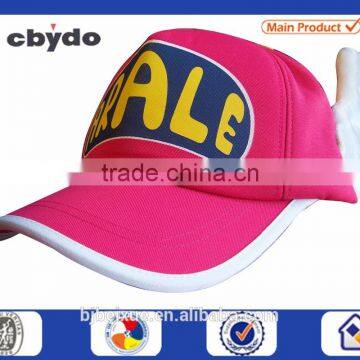 bright color baseball cap hard hat with transfer printing