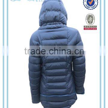 Fashion Winter Lady Puffy Jacket Long Padded Coat photo-2