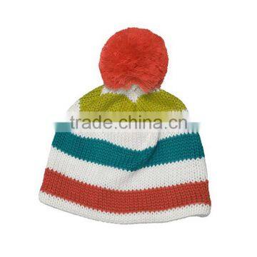 New Arrival Wholesale Acrylic Beanie Pompom photo-2