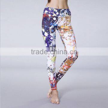 Sublimation Printed Leggings Compression Tights Bodybuilding Suit, Sportswear Yoga Running Pants photo-5