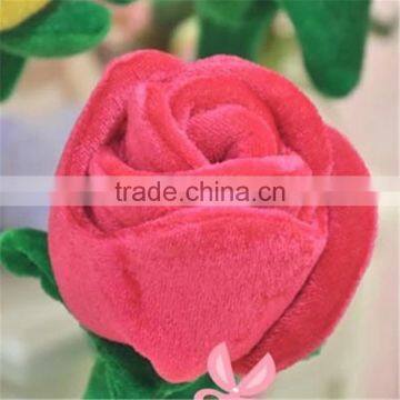 Wholesale Decorative Multiple colors bonsai artificial flower plush toy for Valentine's Day gift and Wedding decoration