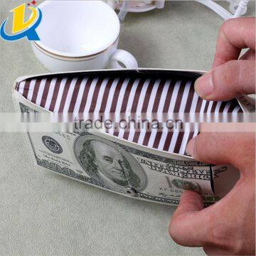 Banknotes Shaped Rectangle Portable Wholesale PU Novelty Wallets photo-6