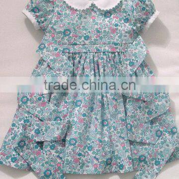 2017 High Quality Custom Design Printed Baby Girl Clothes Sets