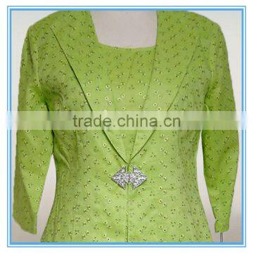 Ladies Embroidery 3 Pcs Formal Skirt Suit photo-2