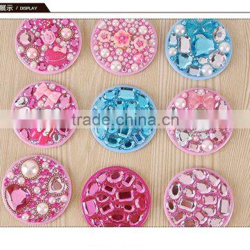 Non Toxic Crystal Sticker Design Mirrors Decorated Sticker photo-4
