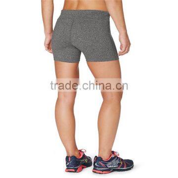 2016 Customized womens cotton sports running printed shorts fashion factory wholesale womens athletic gym shorts