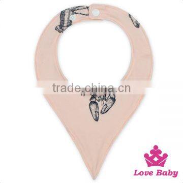 FAUX SUEDE Printing Pineapple Baby Feeding Newborn Fancy Best Baby Bibs photo-4