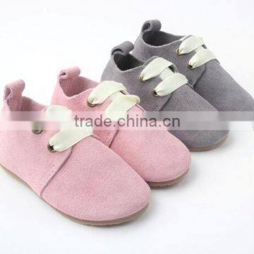 2017 Handmade Infant Leather Baby Oxford Shoes