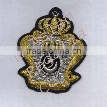 Hand Embroidery Crest Blazer Badge