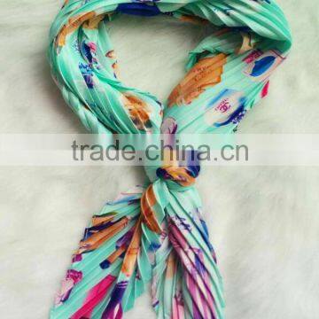 EY0017A Best Sale Colorful Printing Friendly Polyester Elephant Print Scarf photo-3