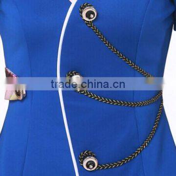 Custom Big Discount Sexy Chantilly Slim-fitting Airline Uniform of Women Wholesale in China photo-4