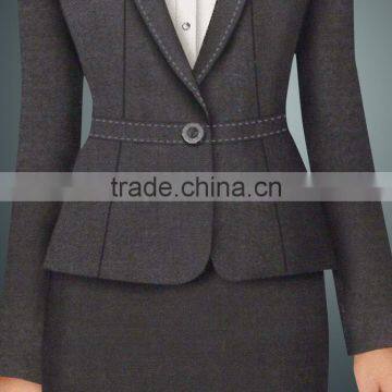 Ladies Business Suit ,Custom Made Slim Fit Women Suit Design Wholesale photo-4
