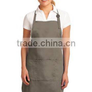 Port Authority Easy Care Full-Length Apron with Stain Release - made from poly/cotton twill, has adjustable neck strap