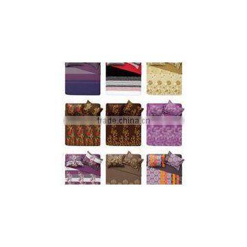 Printed cotton satin bedlinen sets