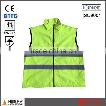 Eniso 20471 Softshell Bodywarmer High Visibility Safety Vest