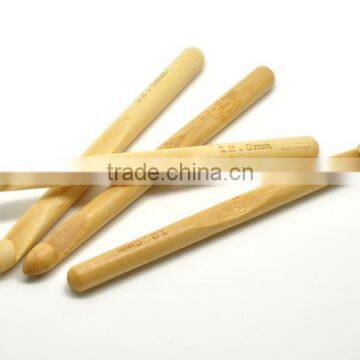 Custom High Quality 15cm 12mm Bamboo Crochet Hooks photo-2